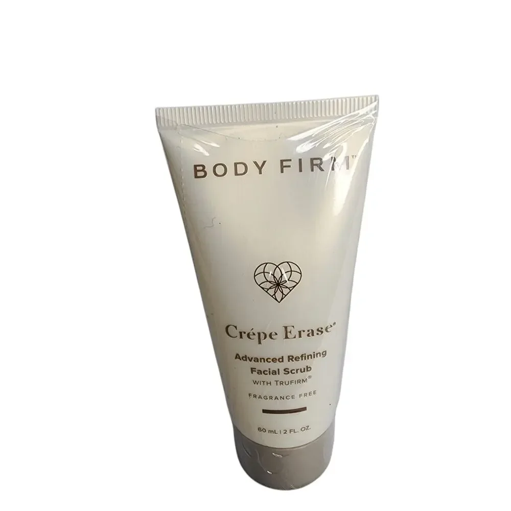 Body Firm Crepe Erase Advanced Refining Facial Scrub Sealed 2 FL oz